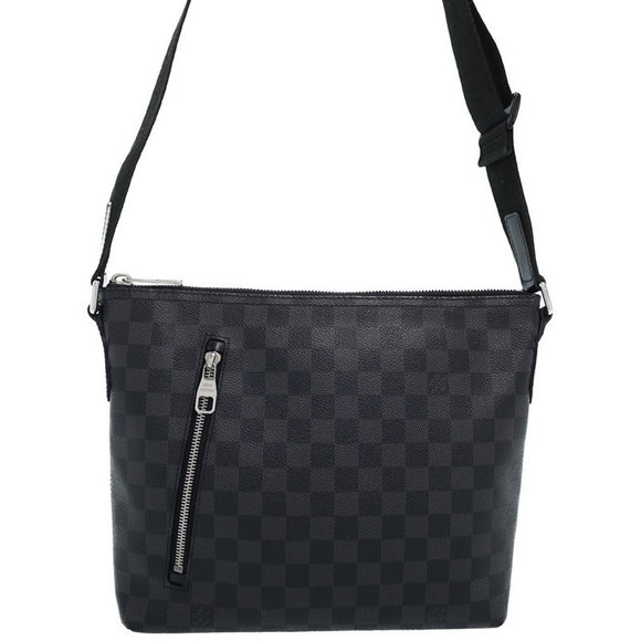 Louis Vuitton Damier Bag Graphite Shoulder Mick Black PM - Picture 1 of 8